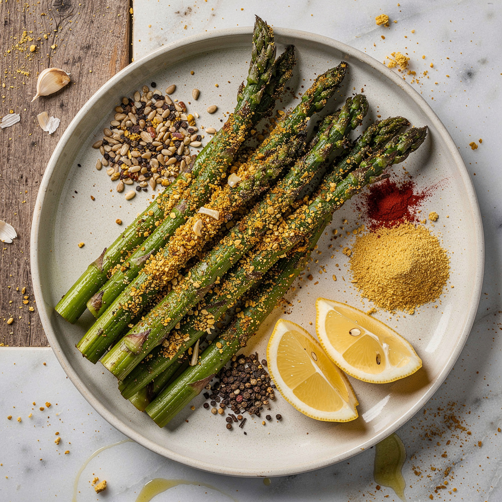 Herb-Crusted Asparagus Spears