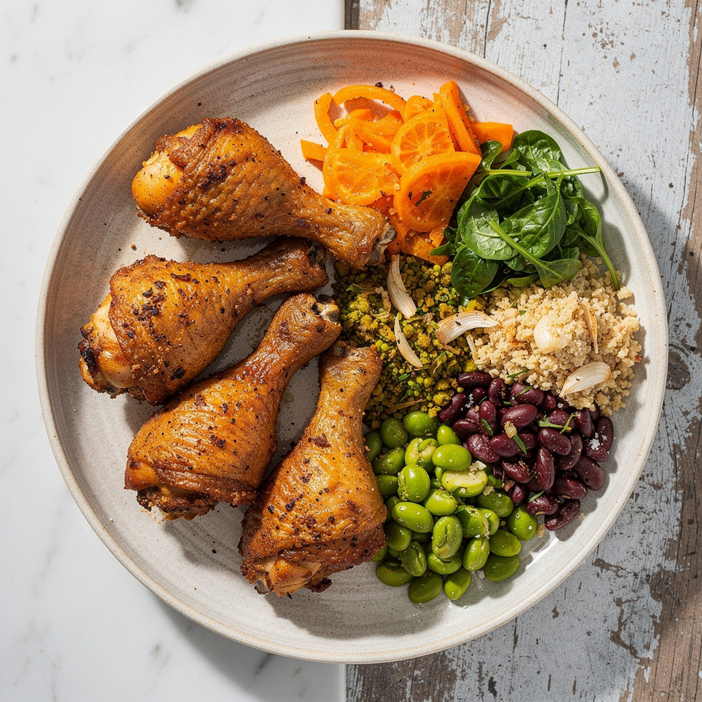 Crispy Oven Baked Chicken Legs