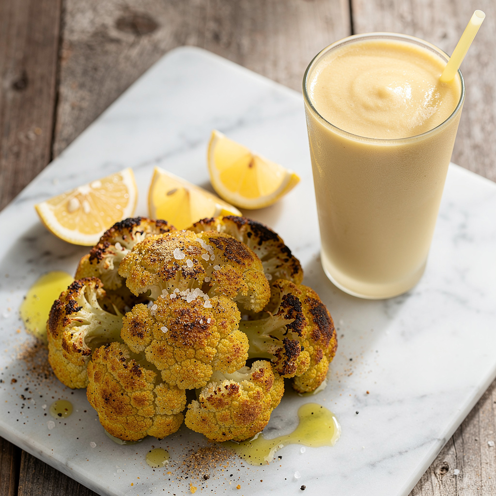 Whole Roasted Cauliflower