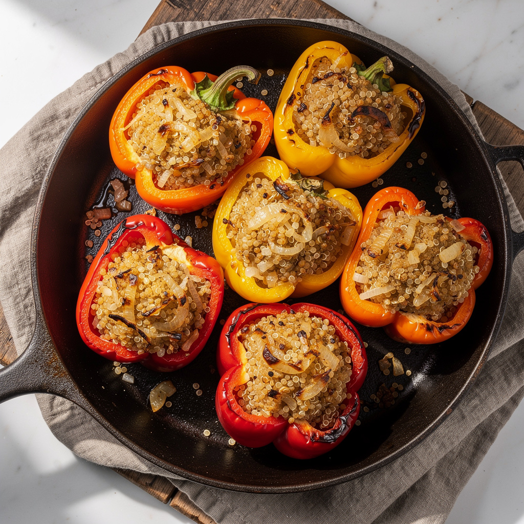 Quinoa Stuffed Peppers (Vegan)