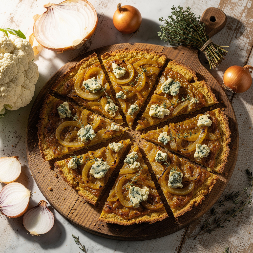 Caramelized Onion & Gorgonzola Pizza