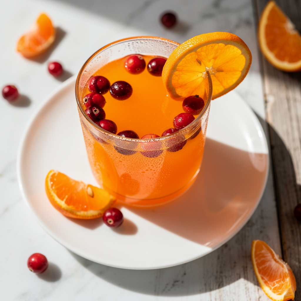 Orange Cranberry Immunity Drink