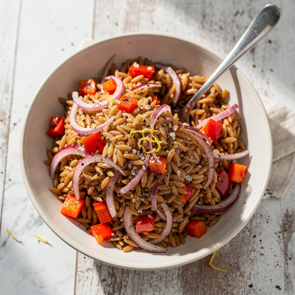 Lemon Orzo Salad