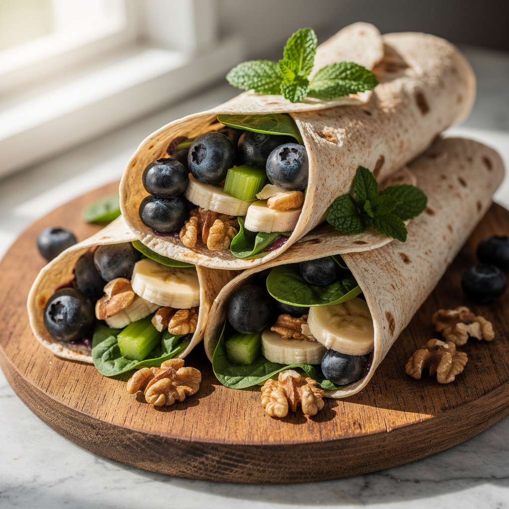 Blueberry-Banana Wraps