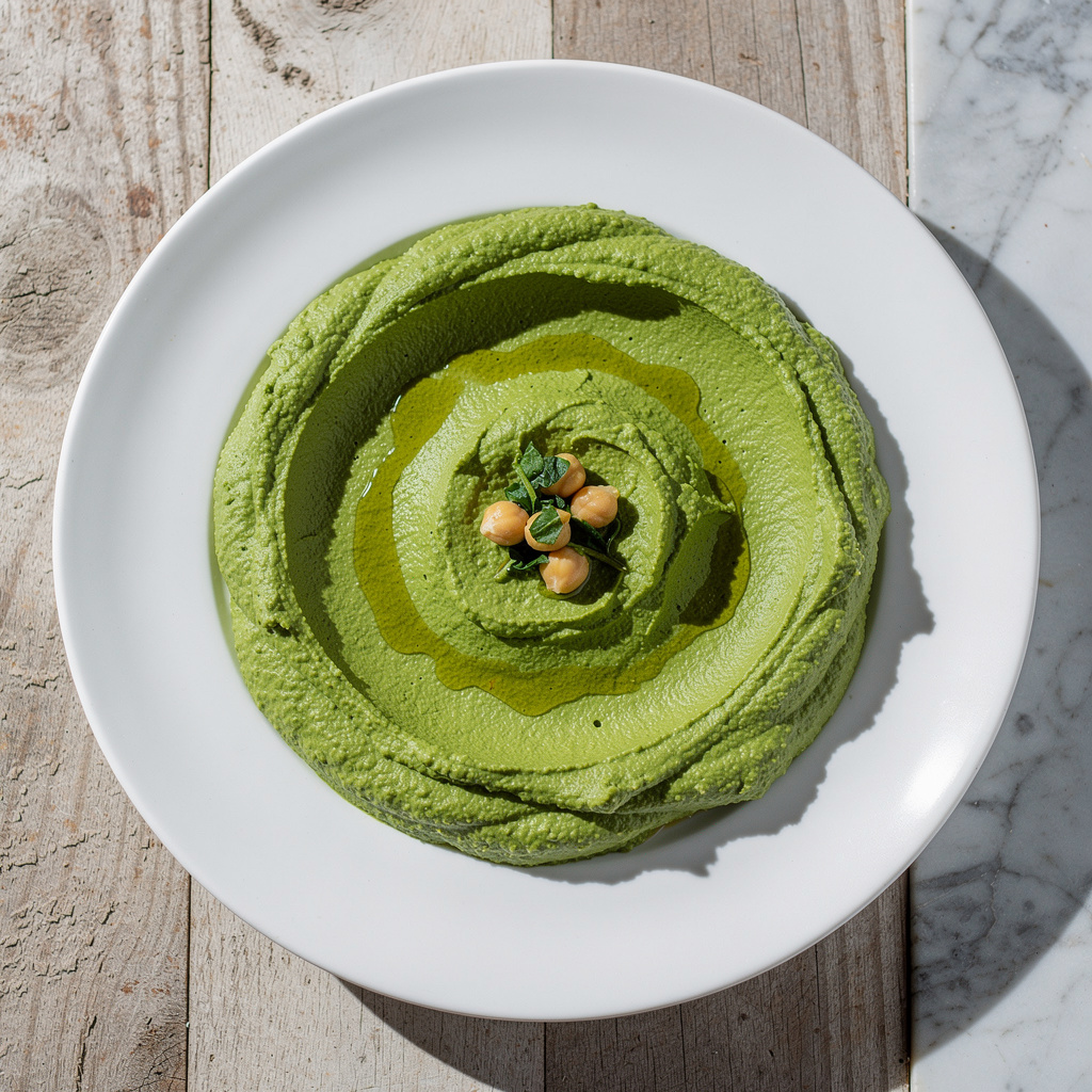 Fresh Spinach Hummus