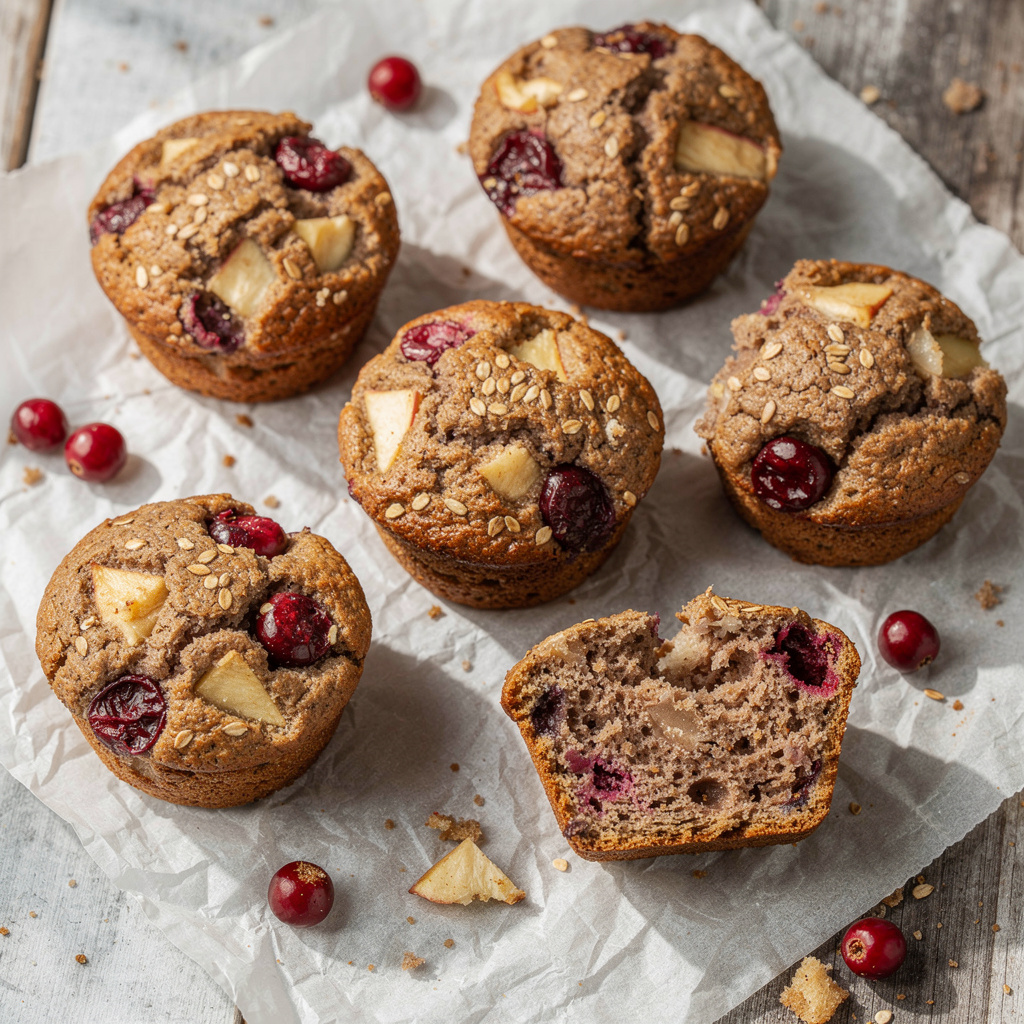 Apple Cranberry Muffins
