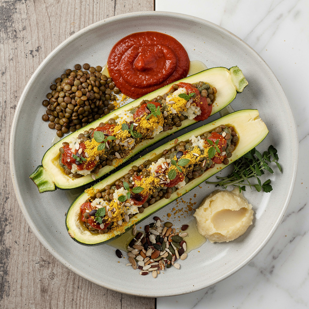 Stuffed Zucchini Boats