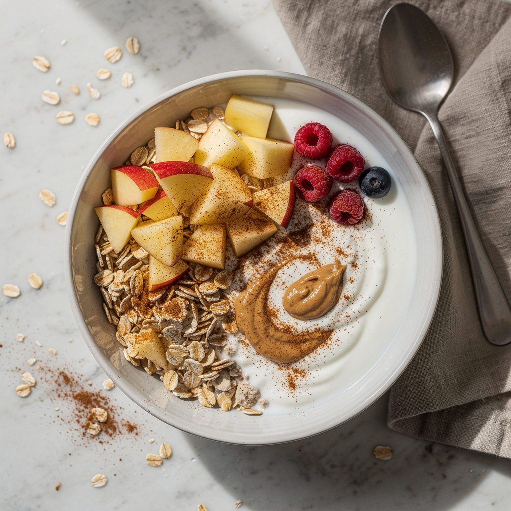 Apple Cinnamon Muesli Bowl