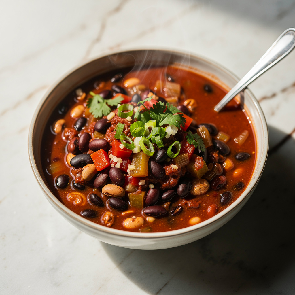 Three Bean Veggie Chili
