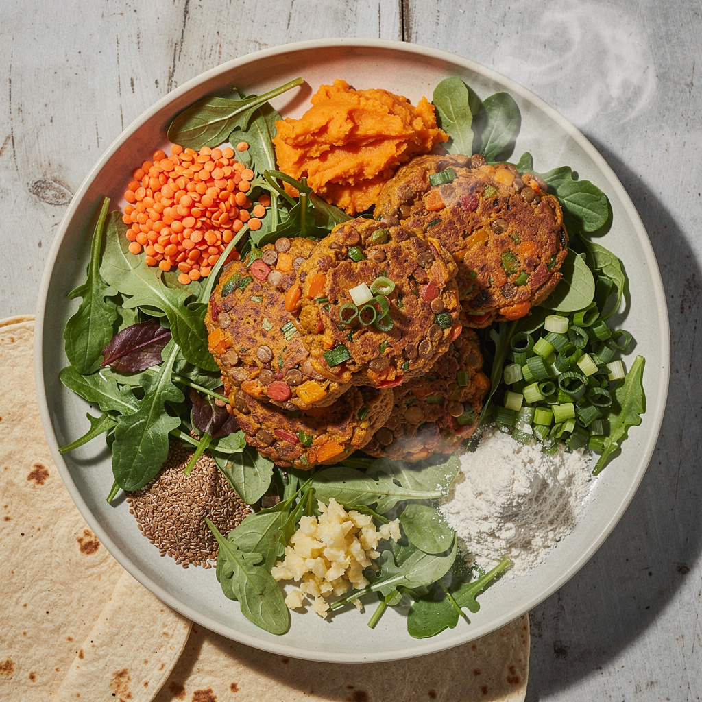 Sweet Potato Lentil Patties