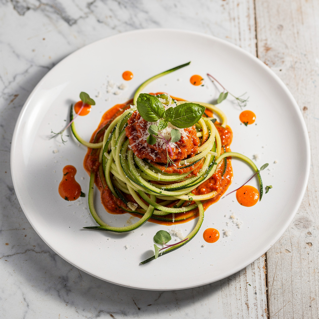 Zucchini Noodles & Sauce