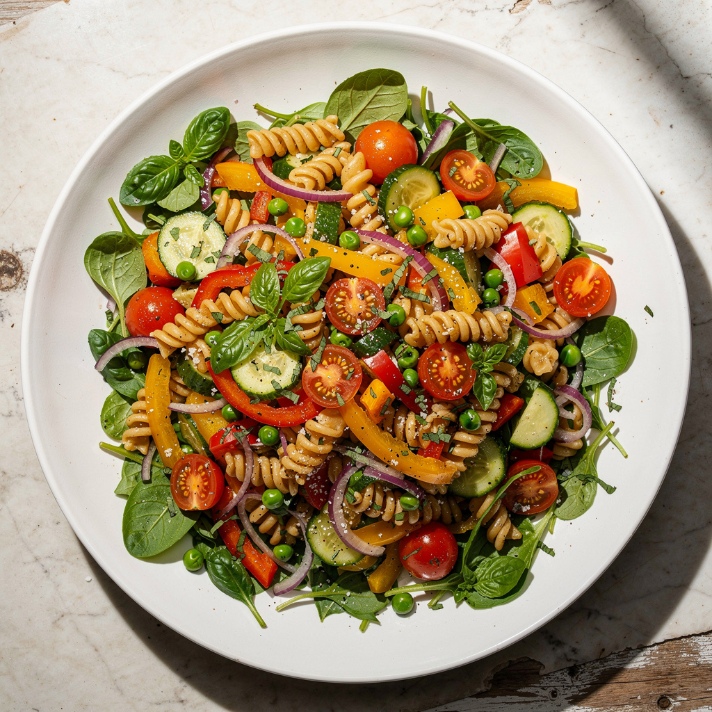 Easy Vegan Pasta Salad