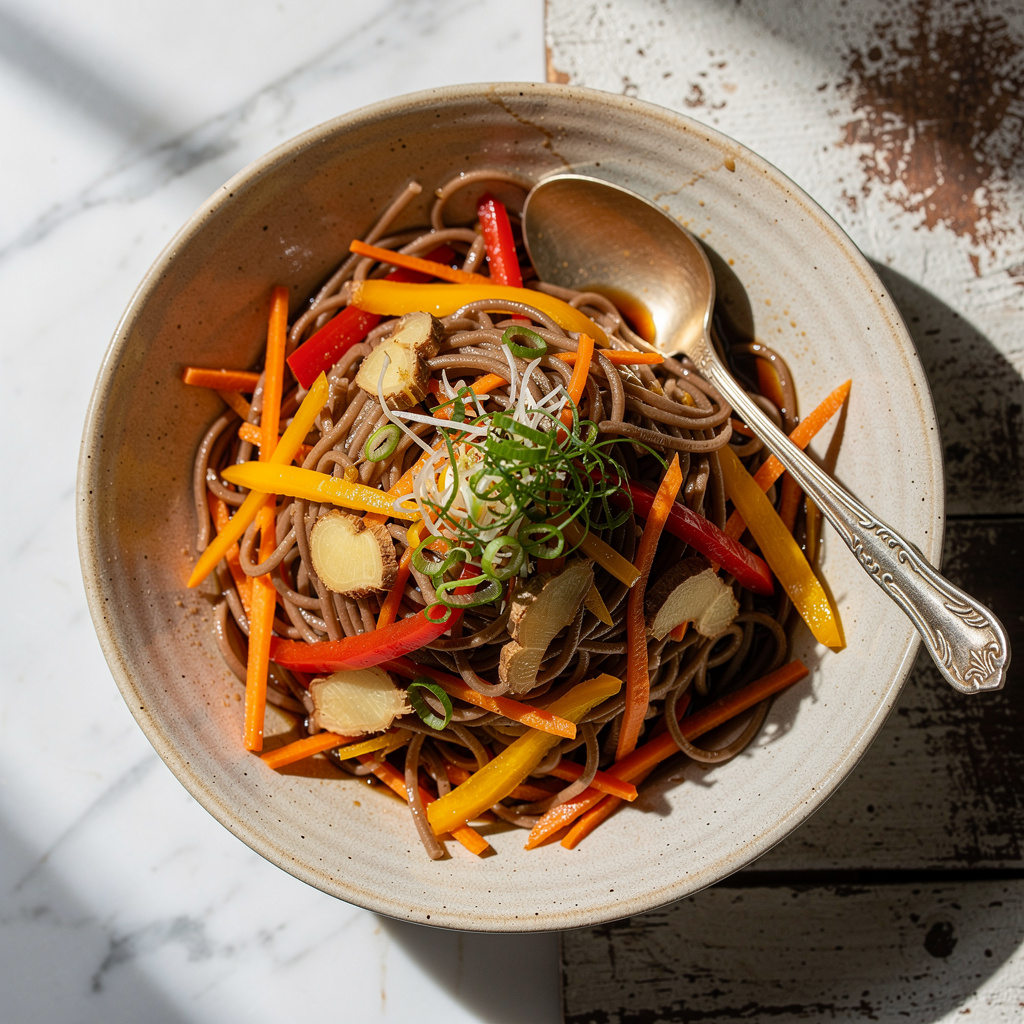 Vegan Soba Noodle Salad