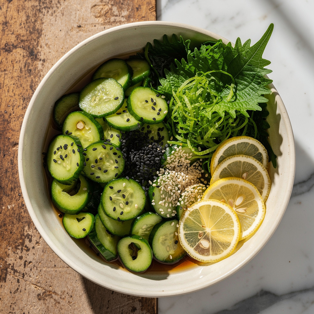 Quick-Pickled Japanese Cucumbers