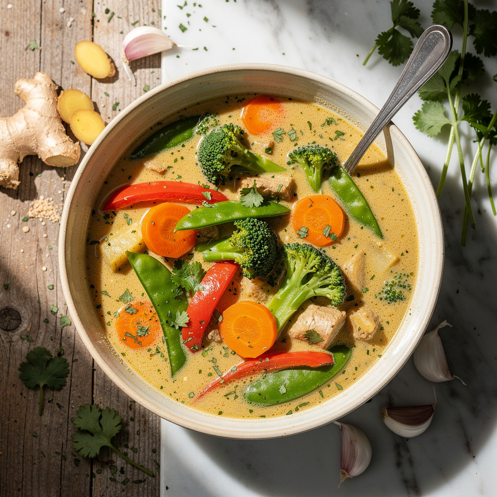 Quick and Easy Thai Vegetable Stew