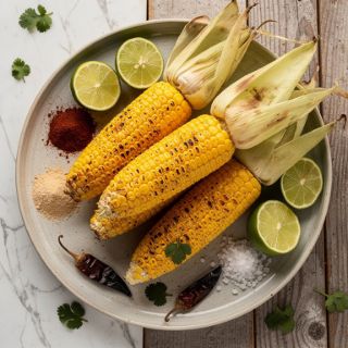 Grilled Corn on the Cob with Chipotle-Lime Rub