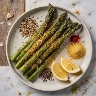 Herb-Crusted Asparagus Spears