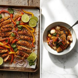 Sheet Pan Chicken Fajitas