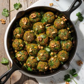 Easiest Baked Falafel