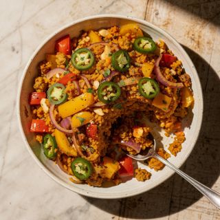 Mexican Cauliflower Rice Casserole