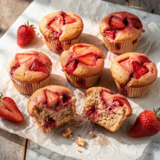 Strawberry Cupcakes (Grain-free, Dairy-Free)