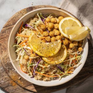 15-Minute Quinoa Slaw Bowl