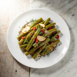 Spicy Pickled Green Beans