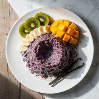 Easy Purple Sticky Rice Pudding