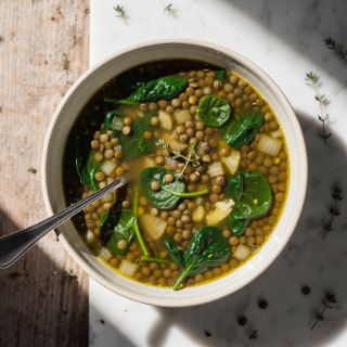 Lentil and Spinach Soup