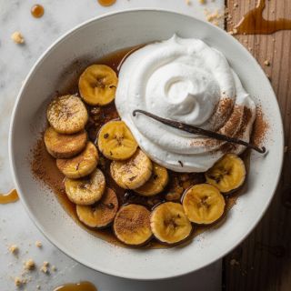 Healthy Vegan Bananas Foster