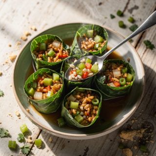 Jambalaya-Style Collard Wraps