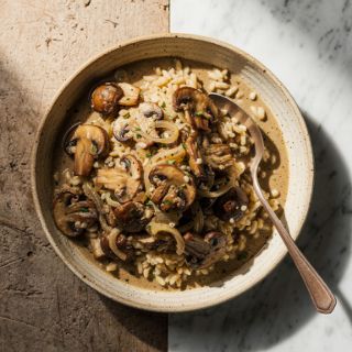 Vegan Mushroom Stroganoff