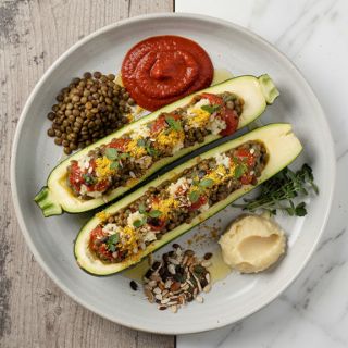 Stuffed Zucchini Boats