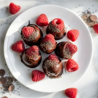 Dark Chocolate Raspberry Bites