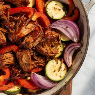 BBQ Jackfruit with Roasted Veggies