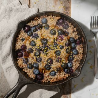 Blueberry Lemon Buckwheat Bake