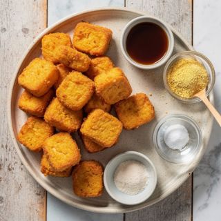 Crispy Baked Tofu Nuggets