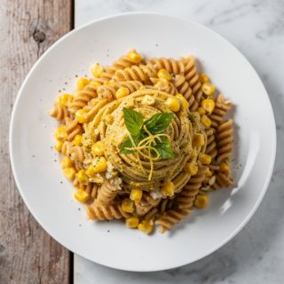 Confetti Corn and Pasta Bowl