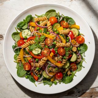 Easy Vegan Pasta Salad