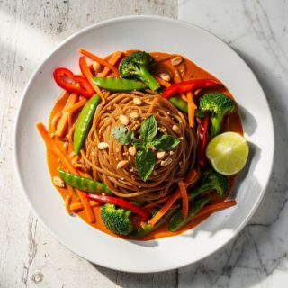 Easy Curry Noodles with Veggies